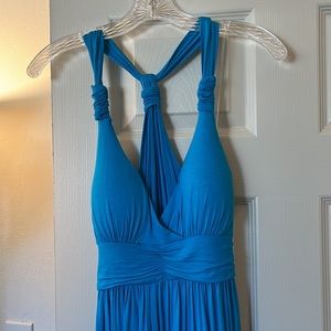 Little Blue Short Maxi Dress Prefect for Summer or Day at the Beach